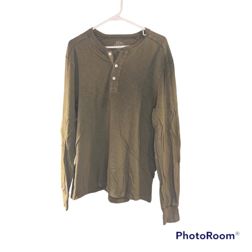 J Crew Garment Died Longsleeve Shirt